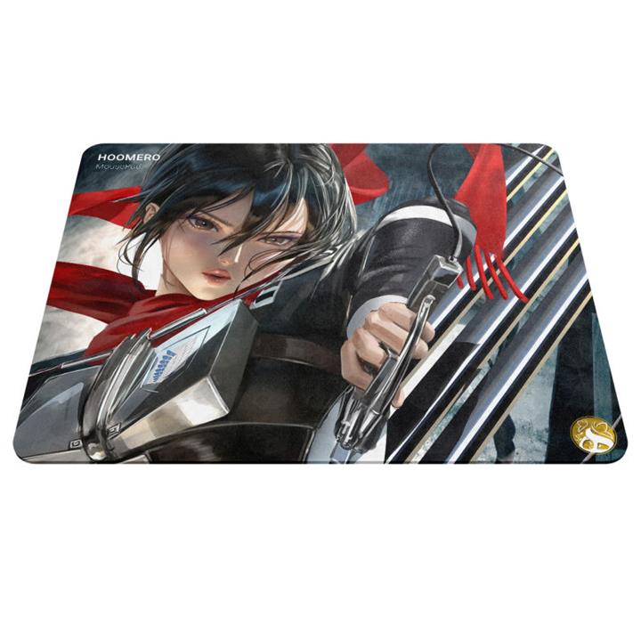 ماوس پد هومرو مدل A3532 طرح انیمه اتک آن تایتان میکاسا Hoomero Attack on Titan Mikasa A3532 Mousepad